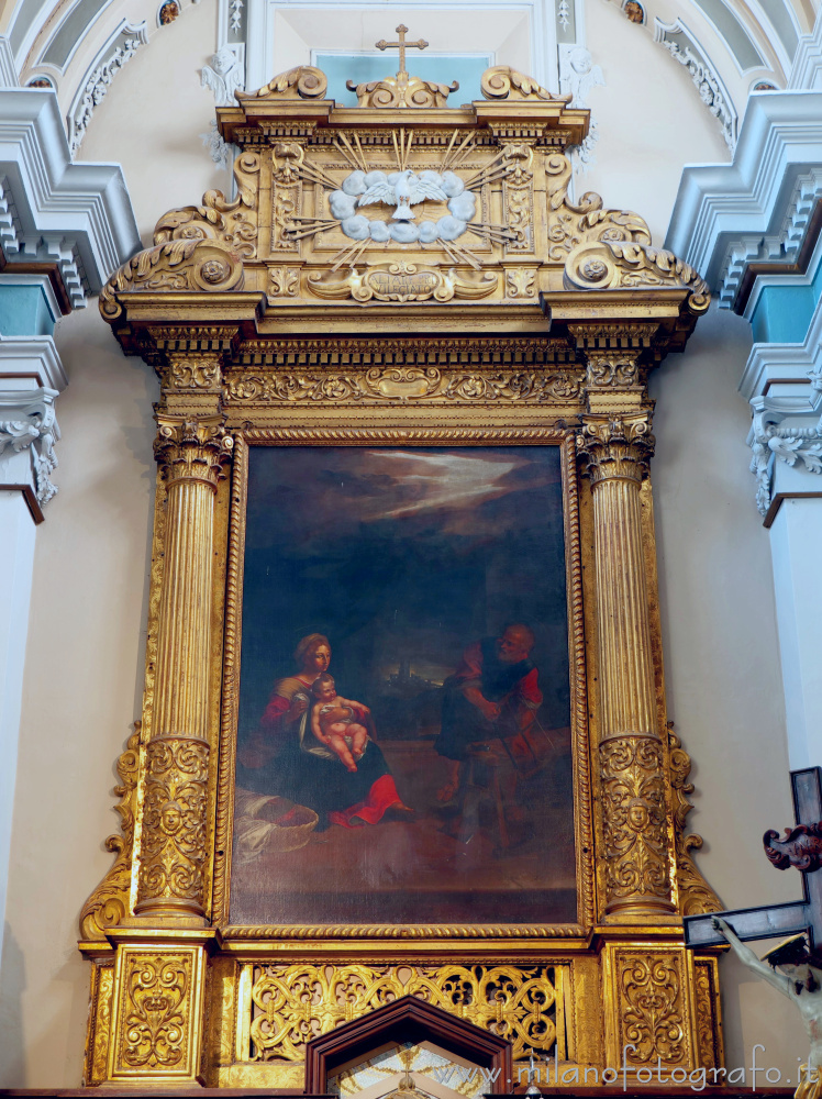 Pesaro (Pesaro e Urbino, Italy) - Retable of the high altar of the Church of St. Joseph
